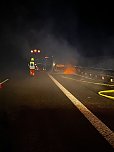 Brand auf der Autobahn  (Foto: Feuerwehr Heldrungen/Silvio Dietzel)