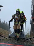 Südharzer Feuerwehrleute beim 2. Oberhofer Treppenlauf (Foto: C.Burkert)