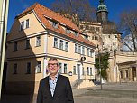 Andreas Kühn, seit 2017 Ortsteilbürgermeister von Oberspier. Hier vor dem Schloss in Sondershausen (Foto: Janine Skara)