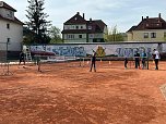 Erfolgreicher Tag der offenen Tür beim Tennis Verein Blau-Weiß in Sondershausen (Foto: Juliane Rückebeil)