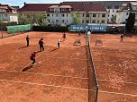 Erfolgreicher Tag der offenen Tür beim Tennis Verein Blau-Weiß in Sondershausen (Foto: Juliane Rückebeil)