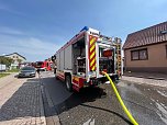 Brand in Niedersachswerfen (Foto: S.Dietzel)
