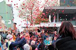 Peter Blei unterwegs auf dem Bahnhofsfest (Foto: Peter Blei)