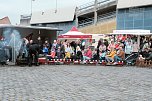 Peter Blei unterwegs auf dem Bahnhofsfest (Foto: Peter Blei)