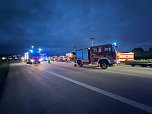 Schwerer Unfall auf der A38 (Foto: S. Dietzel)