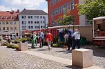 Geranienmarkt auf dem Rathausplatz (Foto: Cornelia Wilhelm)