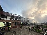Großbrand in Schönstedt (Foto: Feuerwehr/SD)