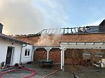 Großbrand in Schönstedt (Foto: Feuerwehr/SD)