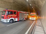 Unfall im Höllbergtunnel (Foto: Feuerwehr Breitenworbis/Silvio Dietzel)