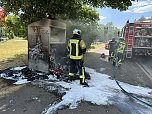 Brand in der Poststarße (Foto: Feuerwehr Bad Langensalza)