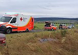 Drei junge Männer bei Unfall leicht verletzt (Foto: Feuerwehr Bad Frankenhausen/Silvio Dietzel)
