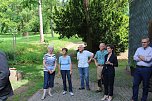 Bodo Ramelwo zu Besuch im Park Hohenrode (Foto: Marie-Theres Bohne)