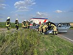 Unfall zwischen Hesserode und Nordhausen (Foto: S. Dietzel)