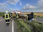 Unfall zwischen Hesserode und Nordhausen (Foto: S. Dietzel)