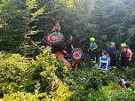 Schwerer Unfall im Wald zwischen Großfurra und Straußberg (Foto: S. Dietzel)