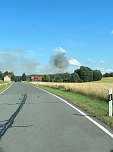 Feldbrand bei Klettenberg (Foto: Feuerwehr Liebenrode/Silvio Dietzel)