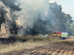 Brand eines Feldes bei Reinsdrof (Foto: S.Dietzel)
