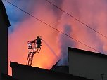Großbrand am Abend in Oberdorla (Foto: privat)