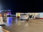 Unfall letzte Nacht auf der A 38 (Foto: S.Dietzel)