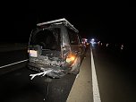 Unfall letzte Nacht auf der A 38 (Foto: S.Dietzel)