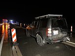 Unfall letzte Nacht auf der A 38 (Foto: S.Dietzel)