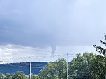 Trichterwolke über der Hainleite (Foto: Christopher Keilholz/Silvio Dietzel)