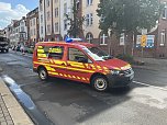 Feuerwehrunfall in Nordhausen (Foto: S.Dietzel)