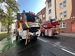 Feuerwehrunfall in Nordhausen (Foto: S.Dietzel)