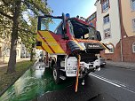 Feuerwehrunfall in Nordhausen (Foto: S.Dietzel)