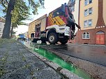 Feuerwehrunfall in Nordhausen (Foto: S.Dietzel)