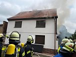 Wohnhausbrand inn Görsbach (Foto: S.Dietzel/Feuerwehr)