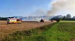 Feldbrand bei Kleinwechsungen (Foto: Feuerwehr/Silvio Dietzel)