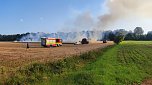 Feldbrand bei Kleinwechsungen (Foto: Feuerwehr/Silvio Dietzel)