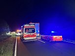 Schwerer Unfall gestern Abend auf der B4 (Foto: S.Dietzel)