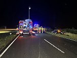 Schwerer Unfall gestern Abend auf der B4 (Foto: S.Dietzel)