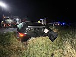 Schwerer Unfall gestern Abend auf der B4 (Foto: S.Dietzel)