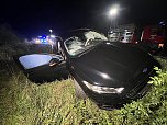 Schwerer Unfall gestern Abend auf der B4 (Foto: S.Dietzel)