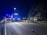 Schwerer Unfall gestern Abend auf der B4 (Foto: S.Dietzel)