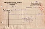Rechnung für Torlatten aus dem Jahre 1923 (Foto: K.Verkouter)