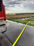 Schäden der Unwetter gestern und heute Morgen (Foto: Feuerwehr)