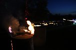 Feuer & Flamme am Kiesschacht in Nordhausen (Foto: agl)