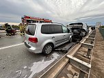 Schwerer Unfall auf der A38 (Foto: S. Dietzel)