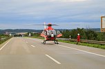 Schwerer Unfall auf der A38 (Foto: S. Dietzel)