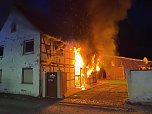 Brand in Wolkramshausen (Foto: S. Dietzel)