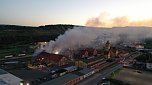 Feuer im Gelände der NDH Entsorgungsbetreibergesellschaft (Foto: S.Dietzel)