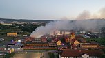 Feuer im Gelände der NDH Entsorgungsbetreibergesellschaft (Foto: S.Dietzel)