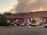 Feuer im Gelände der NDH Entsorgungsbetreibergesellschaft (Foto: S.Dietzel)