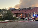 Feuer im Gelände der NDH Entsorgungsbetreibergesellschaft (Foto: S.Dietzel)