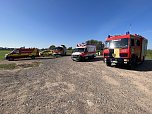 Rettungseinsatz am Sundhäuser See (Foto: S. Dietzel)