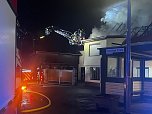 Dachstuhlbrand in Friedrichsthal (Foto: Feuerwehr/Silvio Dietzel)